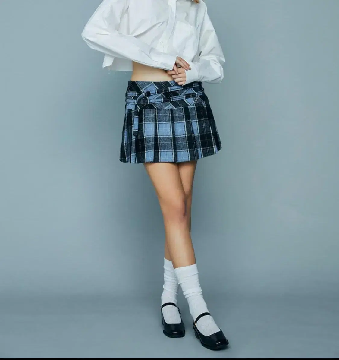 韓国【threetimes】Mocha slit skirt 쓰리타임즈 threetimes mocha top & slit skirt | 브랜드 중고